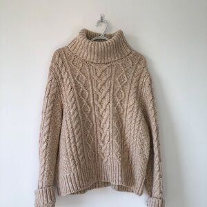 Banana republic turtleneck wool blend sweater.